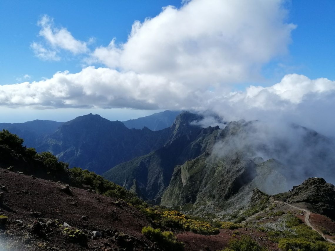 Madeira legmagasabb pontja, a Pico Ruivo